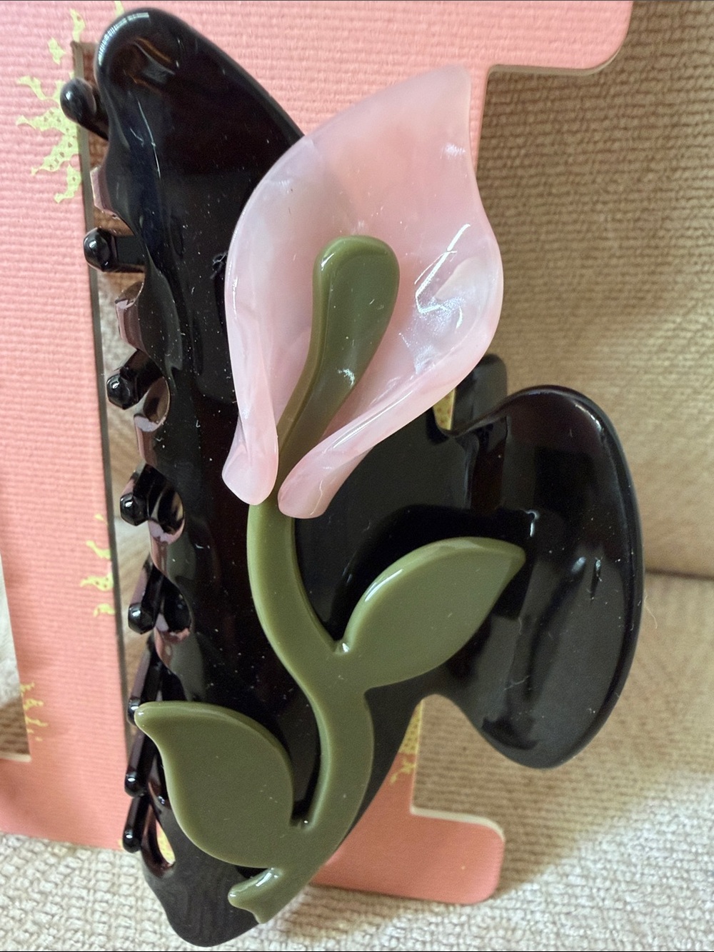 Sunday State Pink & Cream Decorative Hair Claw Clip Set - Picture 8 of 8